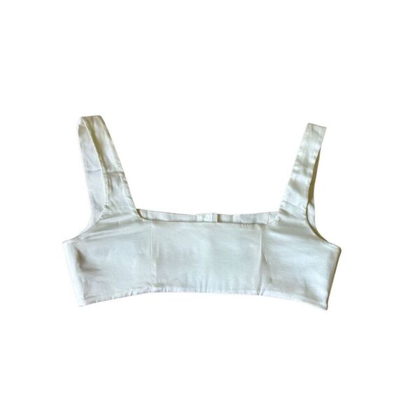 NEW SKIMS BRIDAL SILK LINGERIE CORSET size L SQUARE NECK TOP MARBLE - Picture 5 of 12